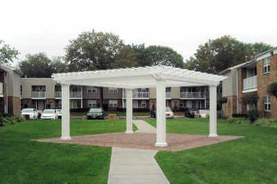 Pre Designed Fiberglass Pergola Square #3